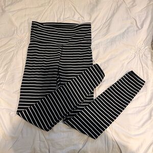 Athleta Striped Leggings